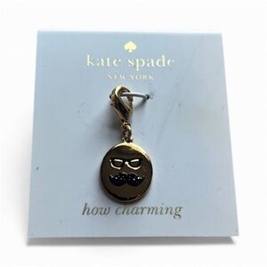 Kate Spade How Charming Glasses And Mustache Charm Bracelet Gold